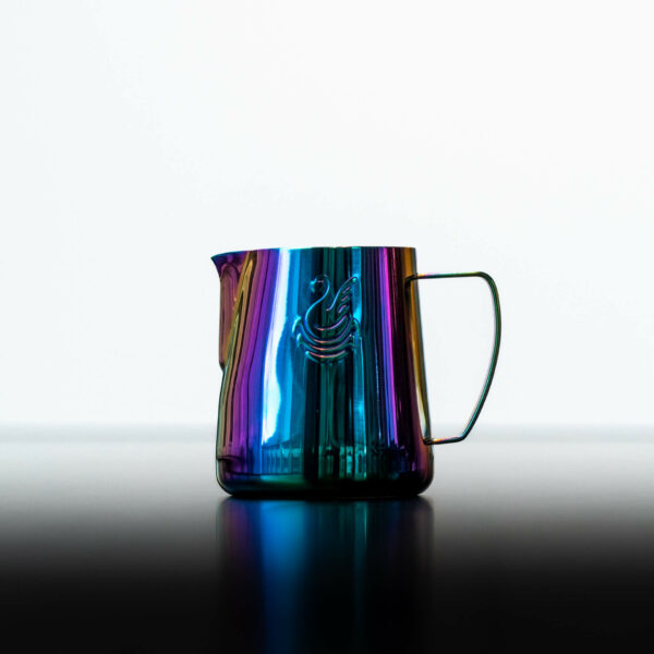 Milchkanne Edelstahl Pitcher 400ml Regenbogen