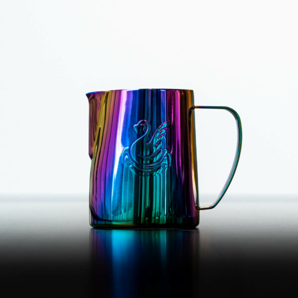 Milchkanne Edelstahl Pitcher 600ml Regenbogen